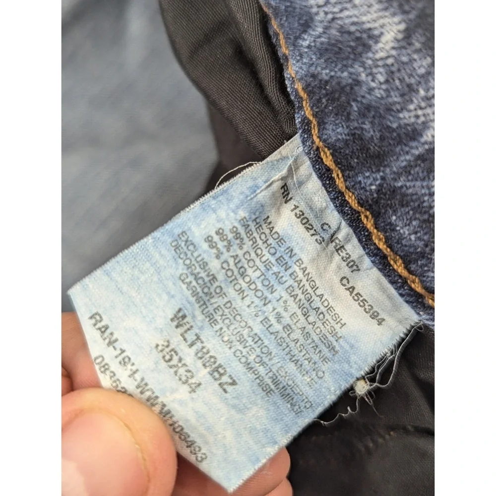 Wrangler Retro Slim Boot Cut 36x32 (35x34 Tag) Dark Wash‎  Jeans Western Rodeo
